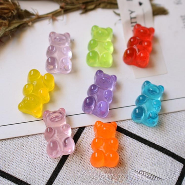 Hoạt Hình Ghim Cài Hình Giày crocs Gấu Kẹo Kẹo Gummyjibitz Quyến Rũ Cho Bé Gái charms