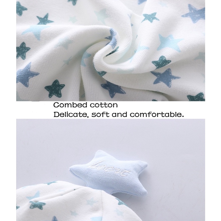 Mũ Cotton Mềm Mại Bảo Vệ Tai Dễ Thương Cho Bé 0-3 Tháng Tuổi