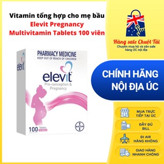  Vitamin Tổng Hợp Elevit Bầu Úc Chăm Sóc Phụ Nữ Trước Và Trong Quá Trình Mang Thai 100 viên 