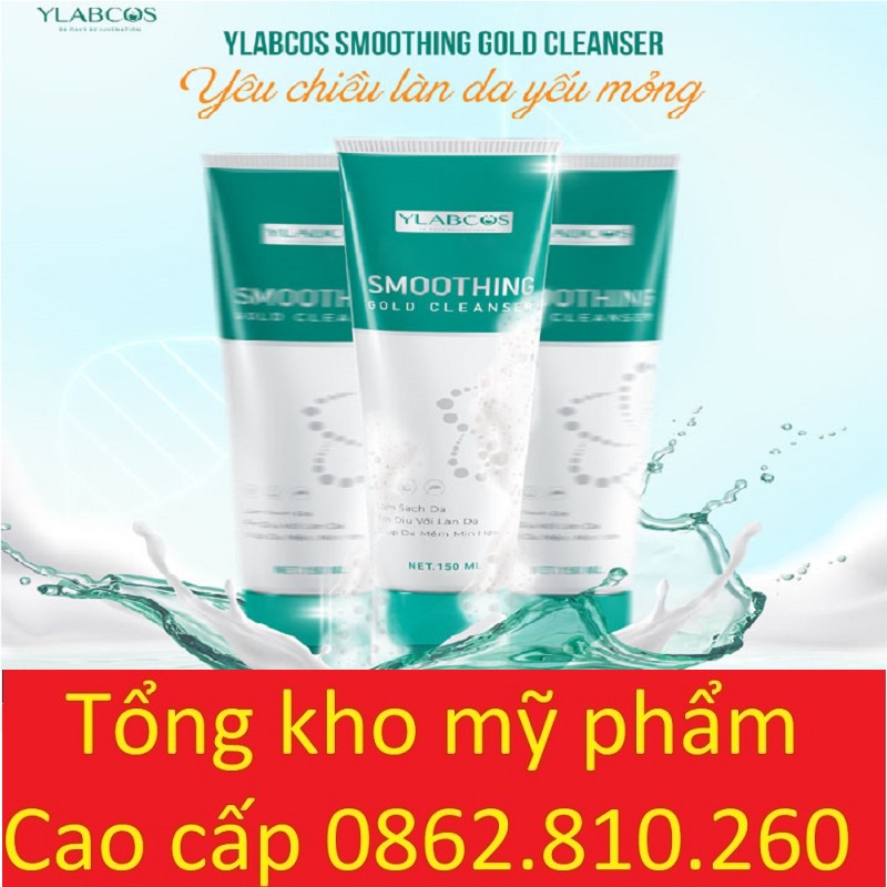 Sữa rửa mặt vàng Smoothing Gold Cleanser Dr Lacir chai 150ml
