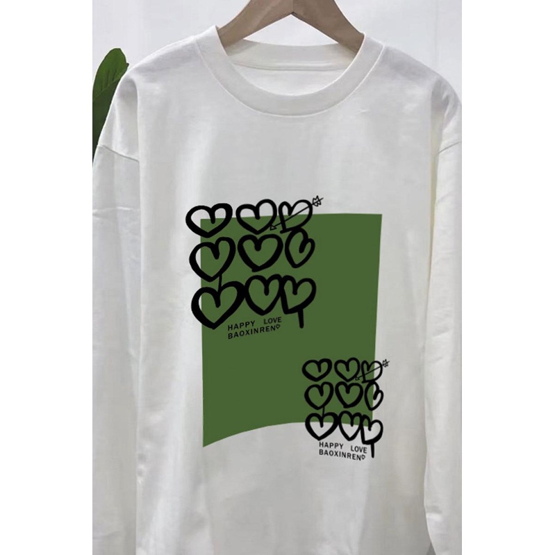 NRVP Áo Thun Nữ Dài Tay Thời Trang Hàn Quốc 2023