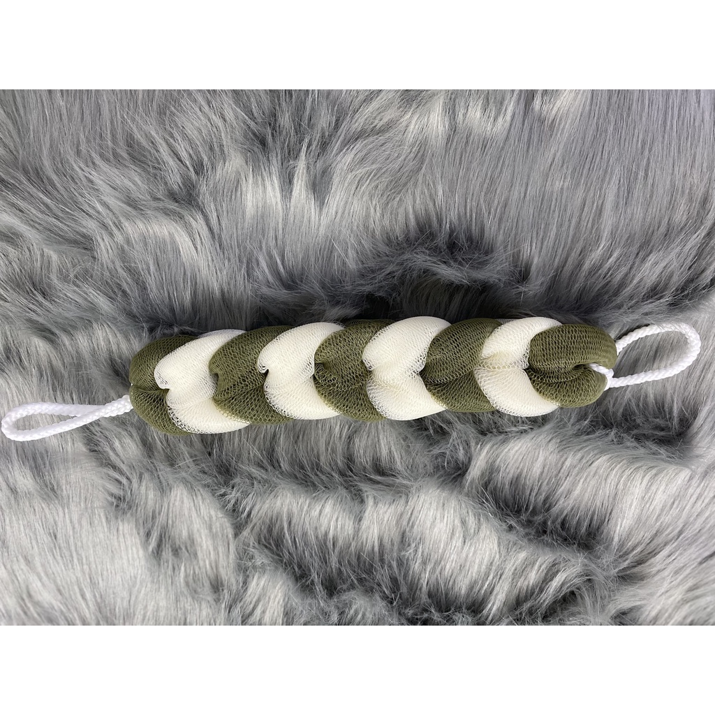 Bông Tắm Lưới Dài 9 Nút Siêu Mịn, Siêu Tạo Bọt, Loại Bỏ Tế Bào Chết - Iketokyo