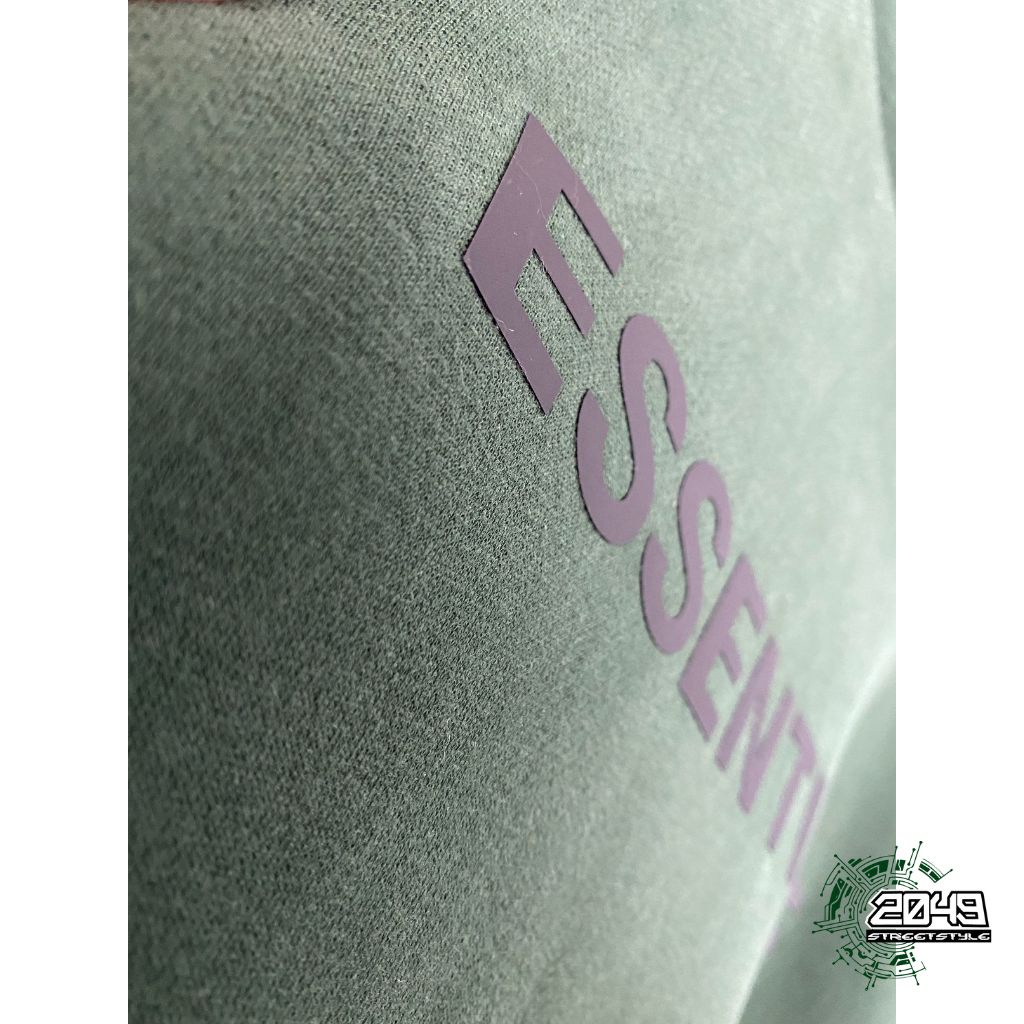 ST42 Áo nỉ hoodie Essentials In cao su nổi 2049Streetstyle , áo nỉ bông unisex nam nữ HÀNG CAO CẤP