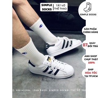 Tất Champion Cổ Cao 💖FREESHIP💖 Vớ Champion Chính Hãng -  Chất Cotton Thấm Hút Chống Hôi Chân Chơi Thể Thao Được