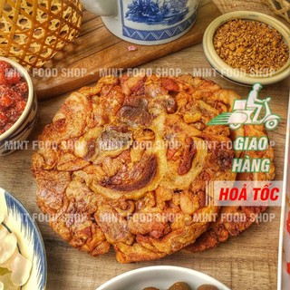 Da heo chiên giòn - tóp mỡ chiên giòn sốt mắm hành - mắm tỏi - bánh tóp mỡ - ba rọị cháy tỏi - da gà - chân gà giòn