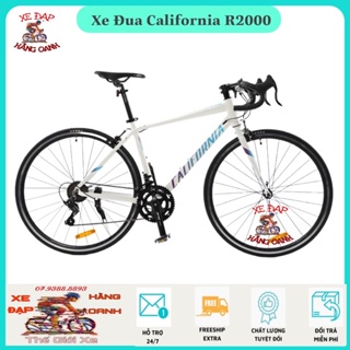 Xe đạp đua California R2000 - Khung Nhôm không mối hàn - Mẫu mới 2023