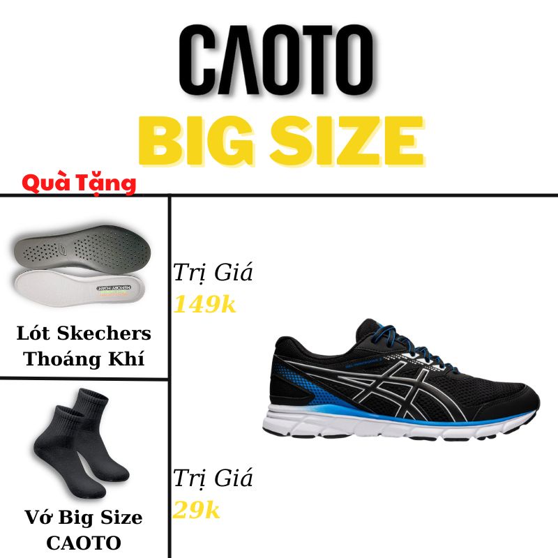 Chạy Bộ Xanh Đen Big Size - Giày Thể Thao Big Size Nam 45 46 47 48