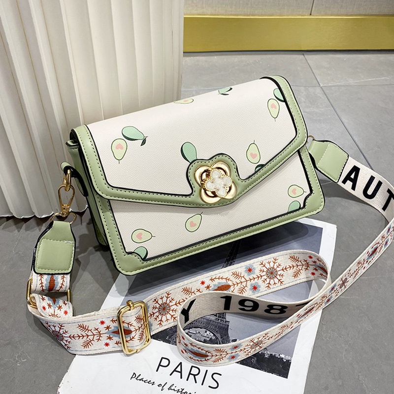 Túi Đeo Chéo Vuông Nhỏ Màu Gradient Phong Cách Mới Cho Nữ