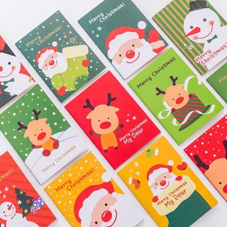 Quà tặng Giáng sinh Sổ tay mini họa tiết Giáng Sinh dễ thương