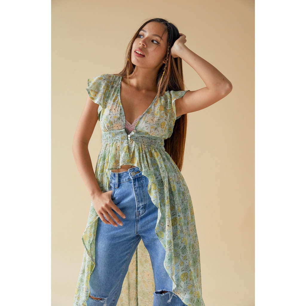 Áo Madeleine Maxi Top | The Sun Child