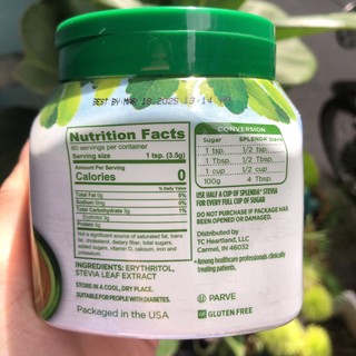 Đường Cỏ Ngọt SPLENDA STEVIA ( ăn kiêng ,eat clean, keto, tiểu đường, low carb)
