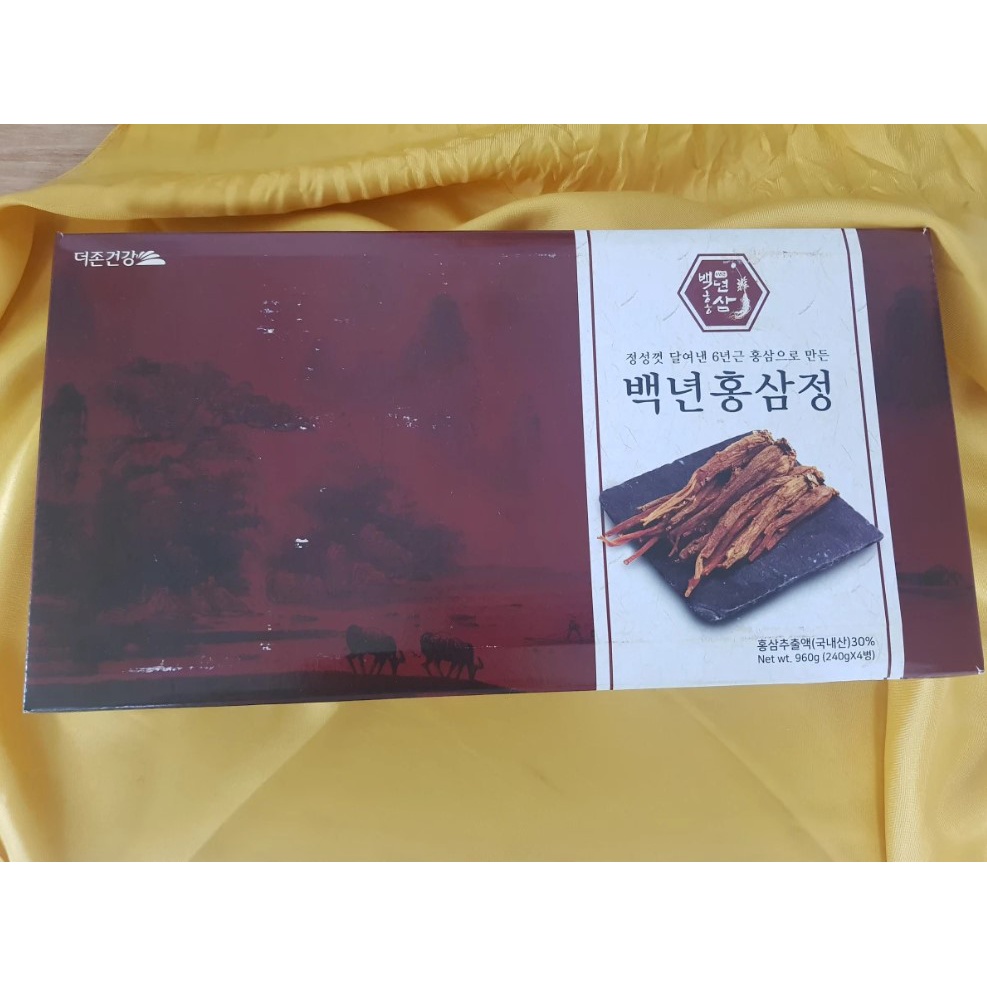 Hộp 4 hũ ca.o hồng sâm 6 năm tuổi Duzon Hàn Quốc 240g x 4 hũ