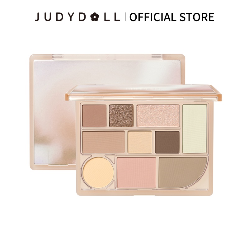 [Hàng Mới Về] Judydoll 10 Shade Multi-Functionnal Makeup Eyeshadow Palette