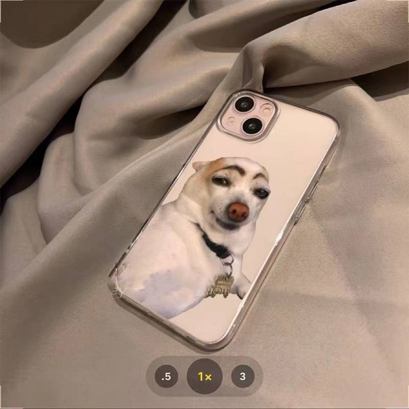 Cartoon Dog XR Full Cover Transparent Apple 11 Phone Case Couple Funny Iphone12/13promax Trendy I7p xAOw