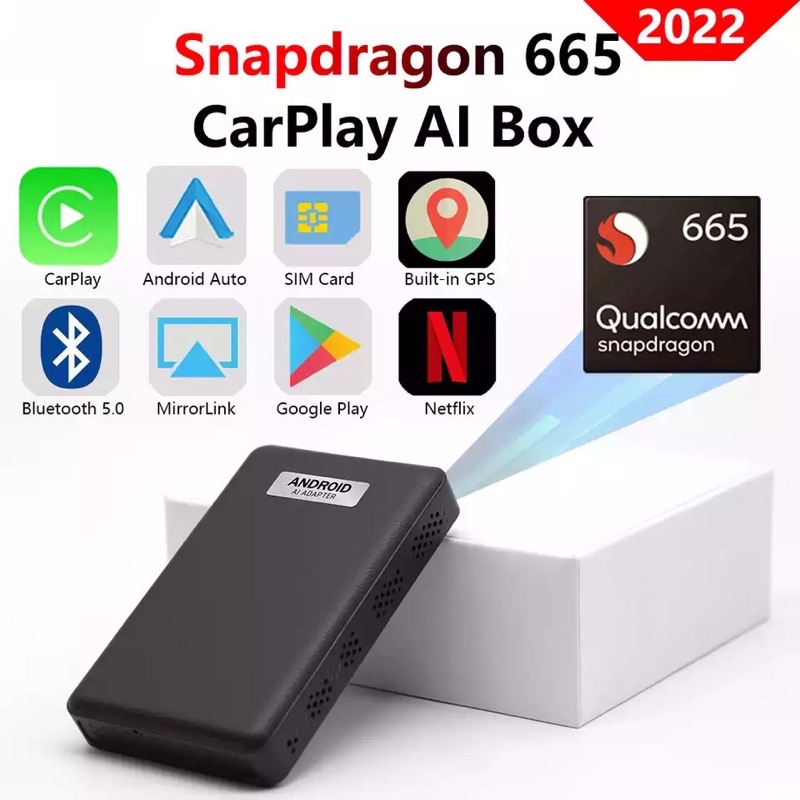 CARPLAY ANDROID BOX S31 10.0 – CẮM SIM 4G – THƯƠNG HIỆU PICASOU S31