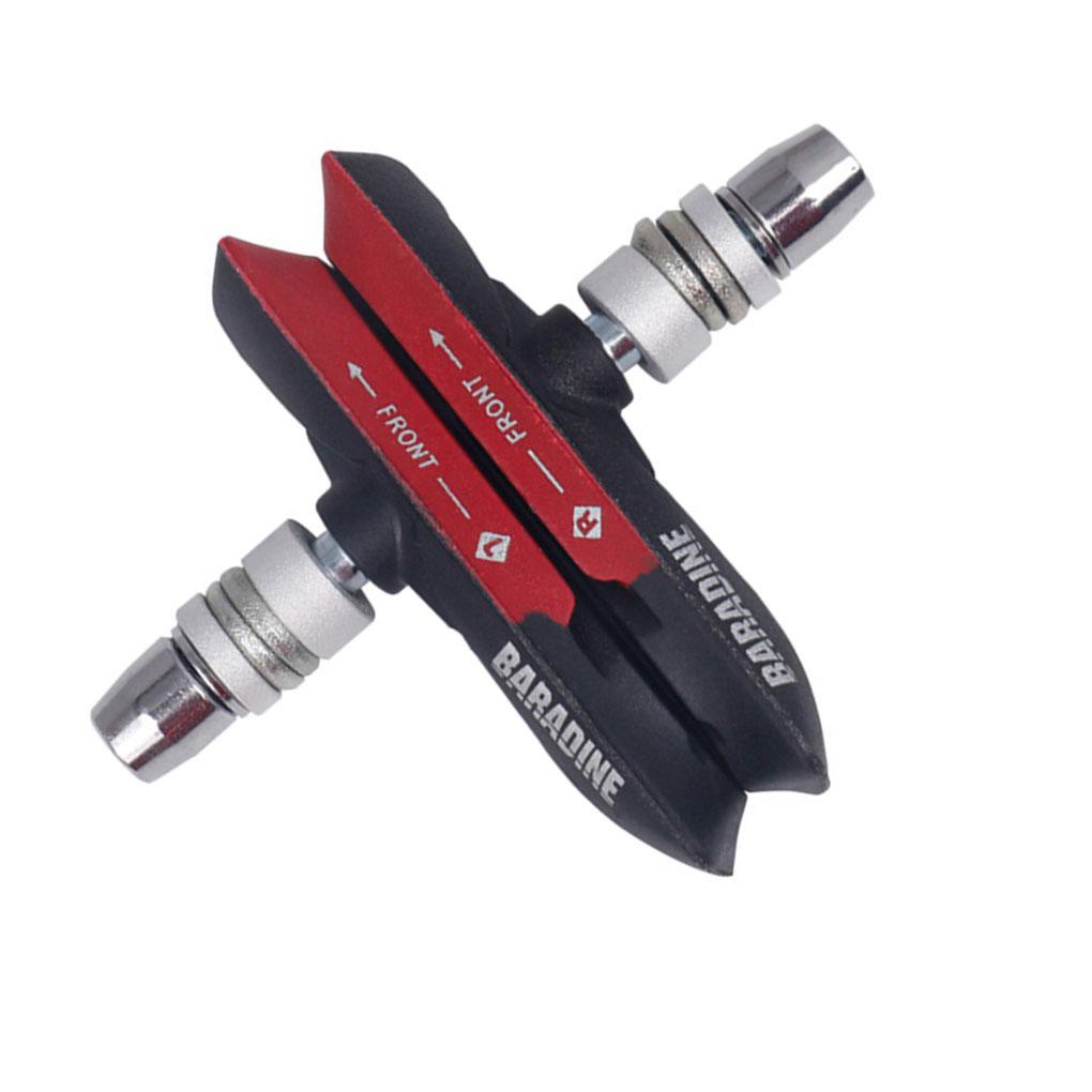 1 Cặp Má Phanh Xe Đạp Leo Núi Braking V / - Khối Cao Su
