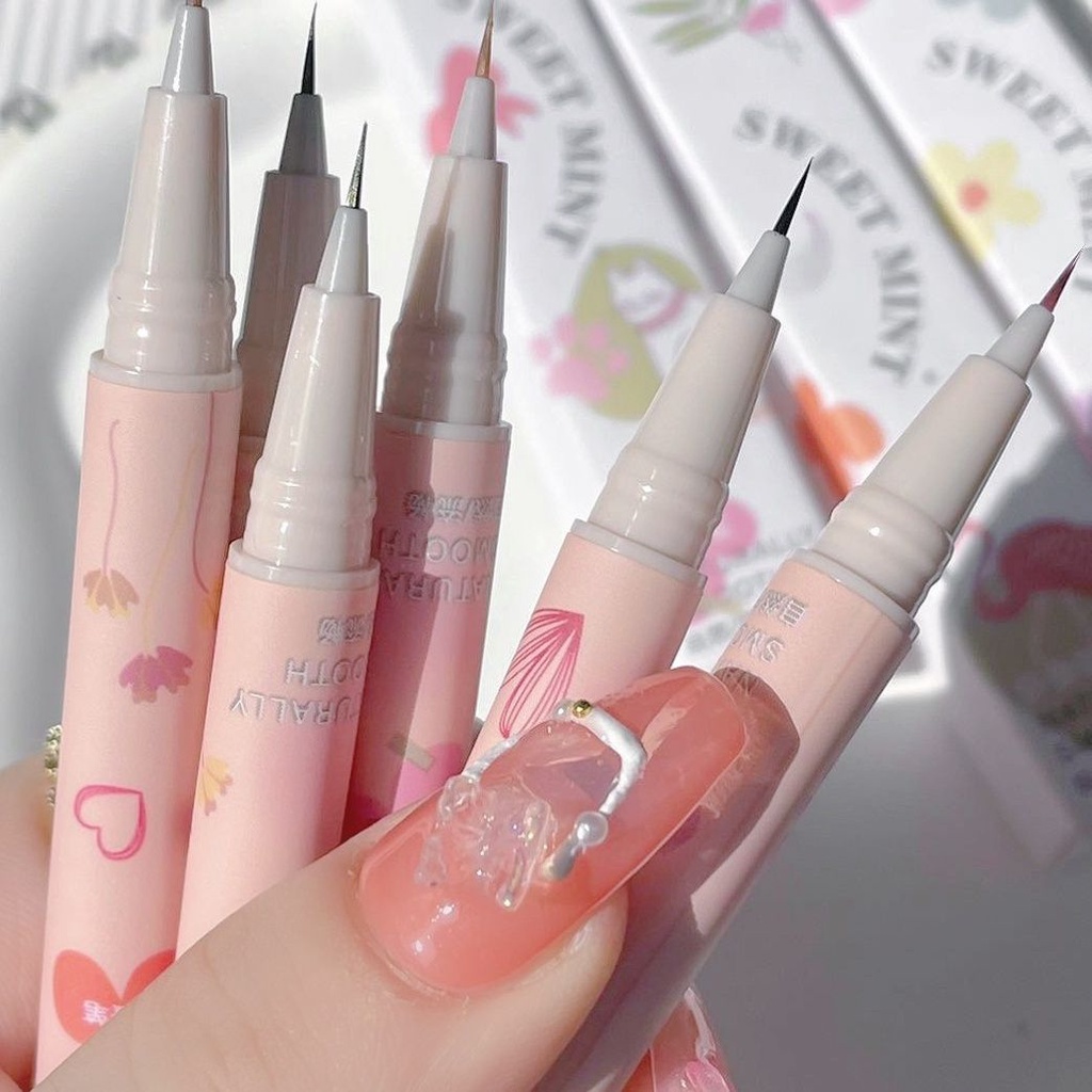 Bút Kẻ Mắt Dạng Lỏng 0.1mm Màu Sắc Lâu Trôi Chống Thấm Nước