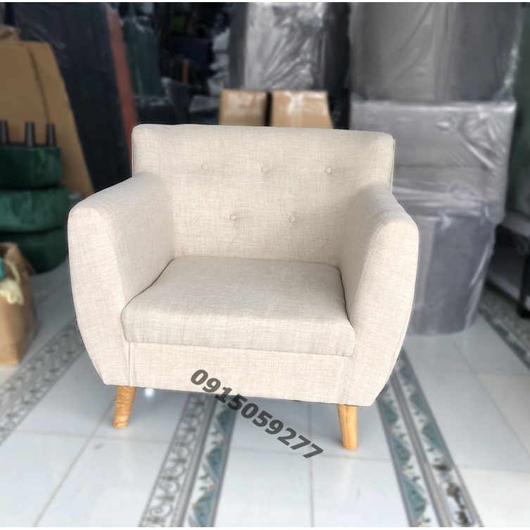 Sofa đơn, ghế thư giản cho một người ngồi chất vải nhung cao cấp giao toàn quốc
