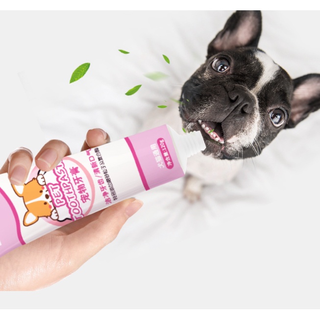 🌷BỘ KEM ĐÁNH RĂNG BORAMMY + KÈM BÀN CHẢI SILICON SIÊU MỀM BẢO VỆ NƯỚU CHO THÚ CƯNG