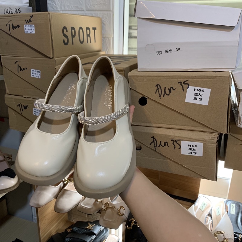 giày búp bê lolita nữ quai ngang ,giày sandal quai hậu dep nữ ulzang hot 2022