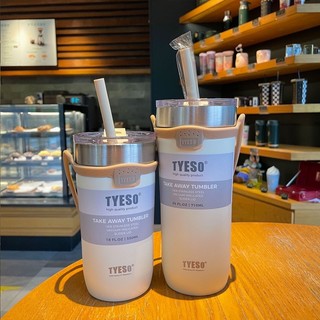 TYESO CAO CẤP 550ML - 710ML + QUAI XÁCH + ỐNG HÚT TYESO + CỌ VỆ SINH + TICKER