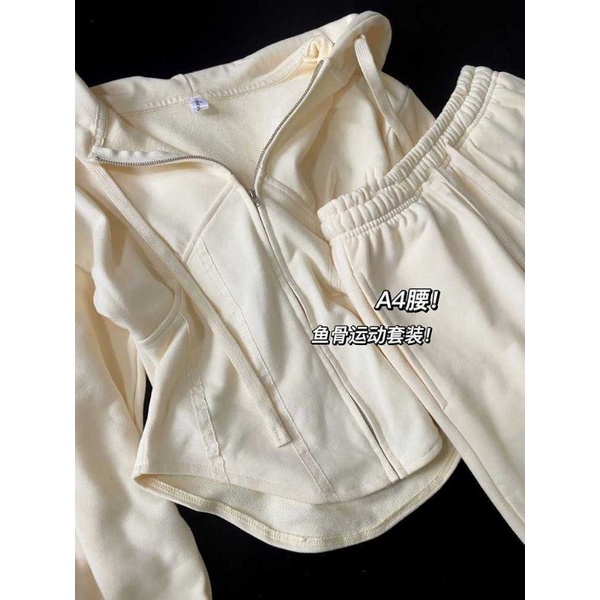 Bộ thun thể thao dài tay có mũ chất nỉ - sport