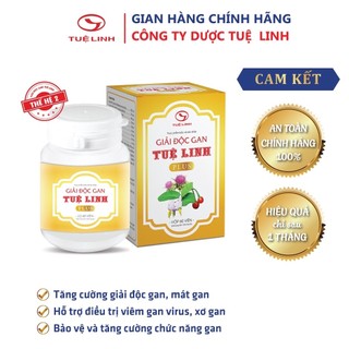 ✅Giải Độc Gan Tuệ Linh PLUS [Chính hãng] Giải độc gan, hạ men gan, hỗ trợ viêm gan virus, xơ gan - Hộp 60 viên