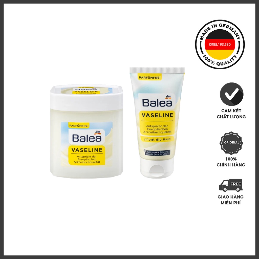 Kem dưỡng ẩm, nẻ Balea Vaseline của Đức hương nước hoa