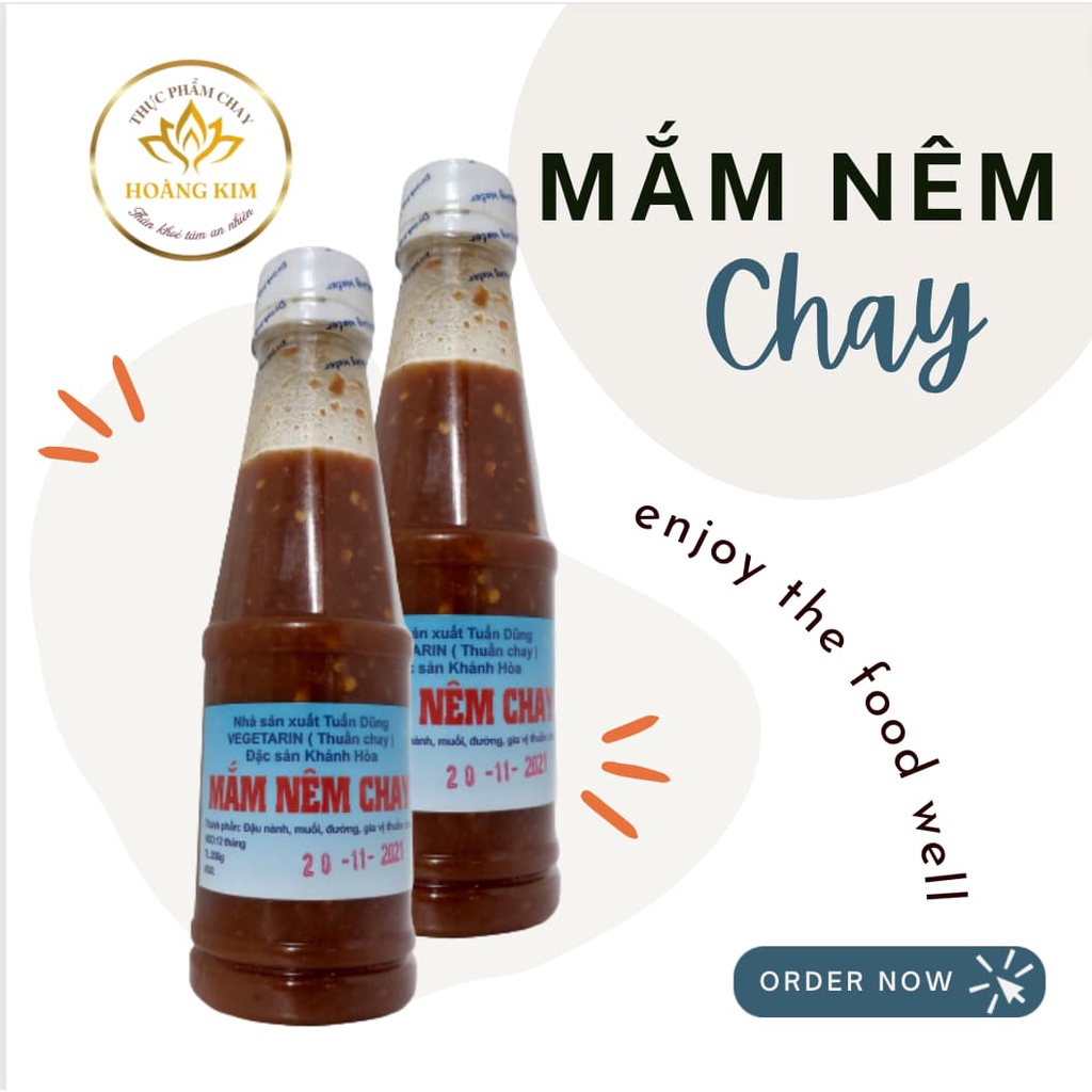 Mắm nêm chay Tuấn Dũng, thực phẩm thuần chay. Đặc sản Nha Trang