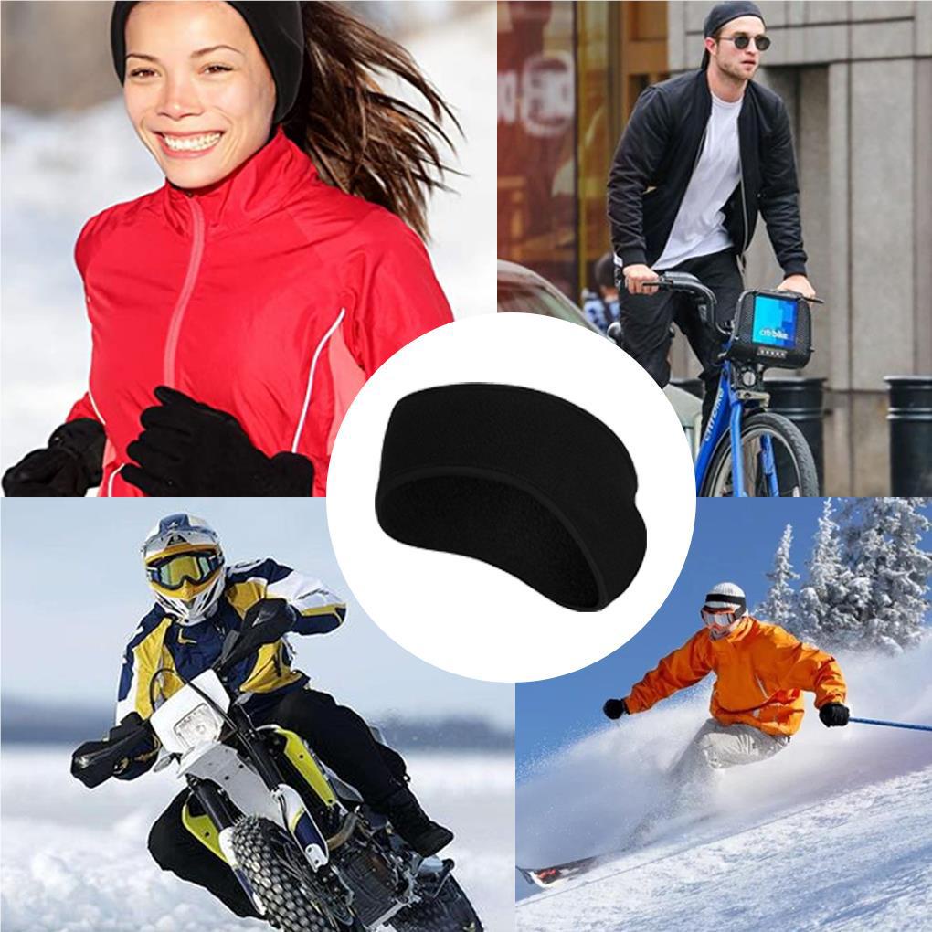 Băng Đô Cài Đầu Giữ Ấm Bảo Vệ Tai Khi Chơi Thể Thao Mùa Đông Thoải Mái Cho Nữ