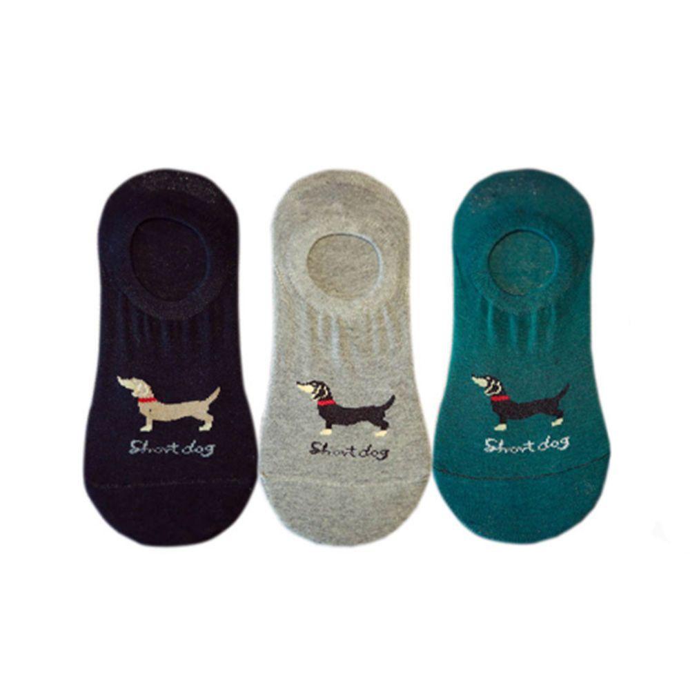 Vớ Vô Hình Họa Tiết Hoạt Hình Động Vật Dachshund