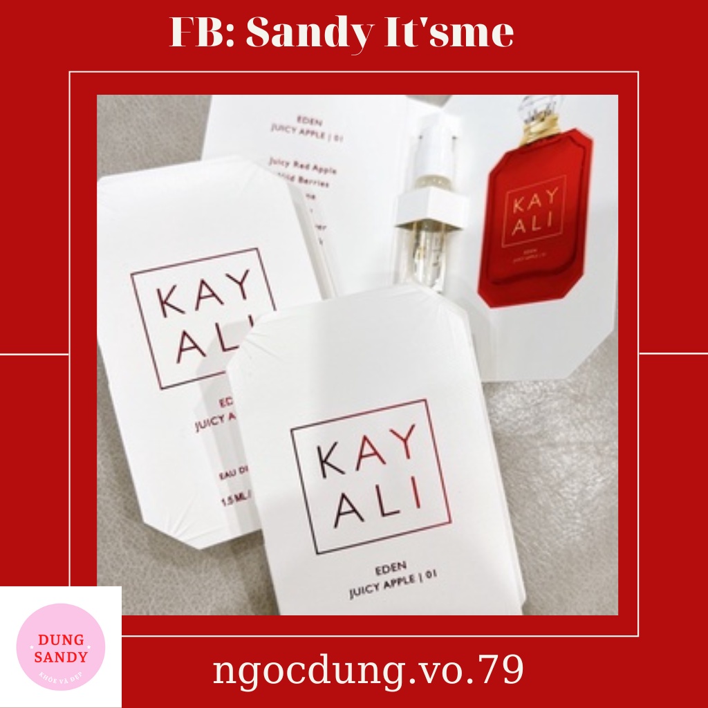Vial nước hoa kayali eden juicy apple (SEPHORA)