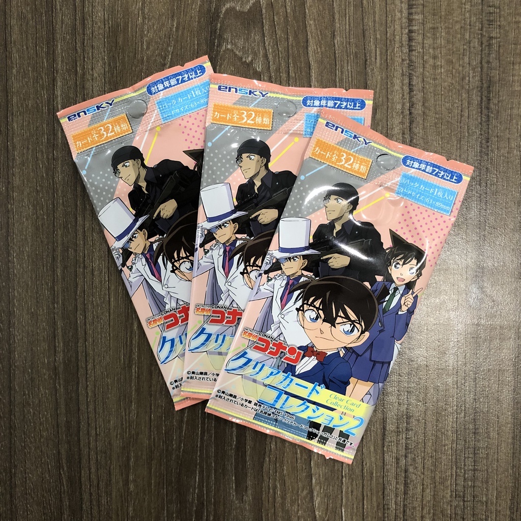 Conan Clear Card Random Thẻ Nhân Phẩm Vol.2