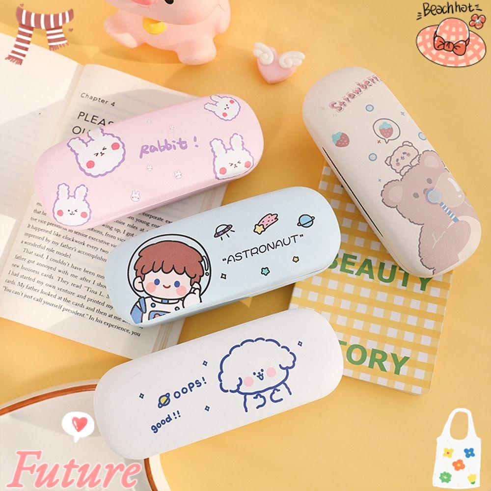 Hộp Đựng Mắt Kính Cầm Tay Bằng Da PU In Họa Tiết Hoạt Hình Cho Nam Ốp