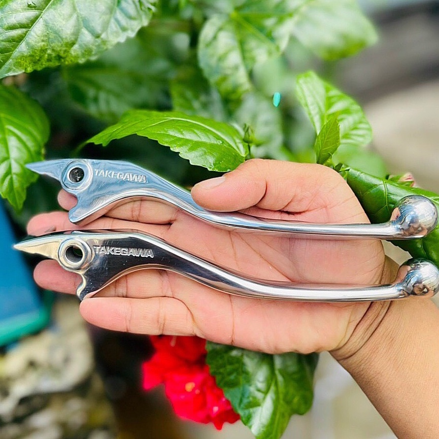 Tay Thắng Đĩa Take Cho Wave Future Các Đời Chuẩn Inox304 Đúc Nguyên Khối Siêu Bóng