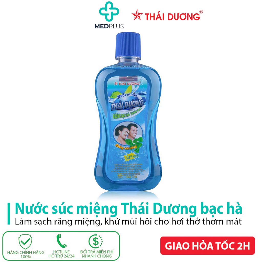 Nước Súc Miệng Bạc Hà Thái Dương 500 ml
