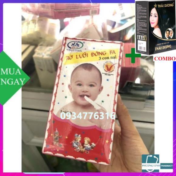 Combo Gội Là Đen Thái Dương+ RƠ LƯỠI CHO BÉ