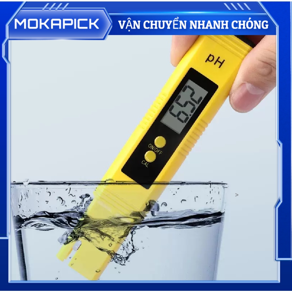 Mokapick Loại bút Máy đo PH Độ chính xác cao Hiệu chuẩn tự động chất lượng nước di với ATC cho Bể bơi cá cảnh Spa