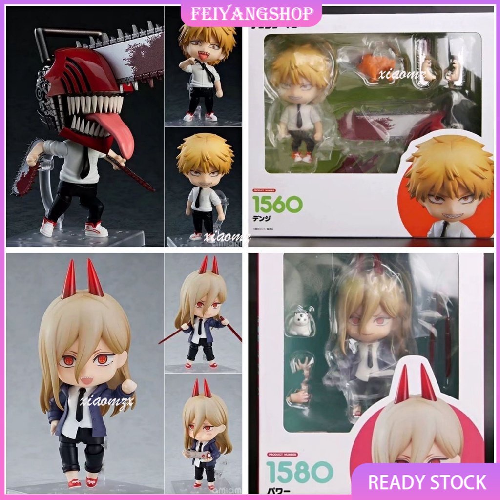 Mô Hình Nhân Vật Chainsaw Man Q Nendoroid #1560 Denji #Mô Hình Búp Bê Game Thủ Bằng PVC 1580 Power Thay Đổi Khuôn Mặt Độc Đáo
