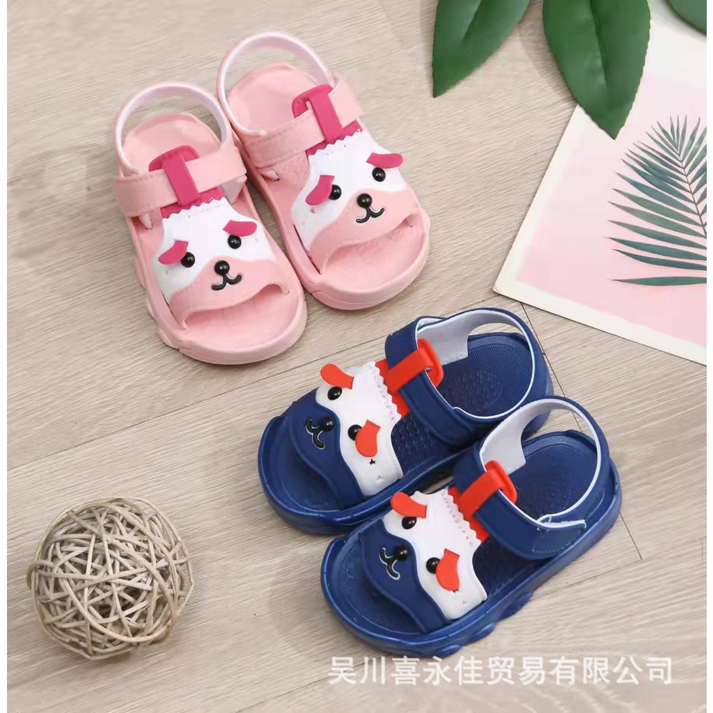 Giày sandal trẻ em hình cún nhiều màu đáng yêu xinh xắn - TT441