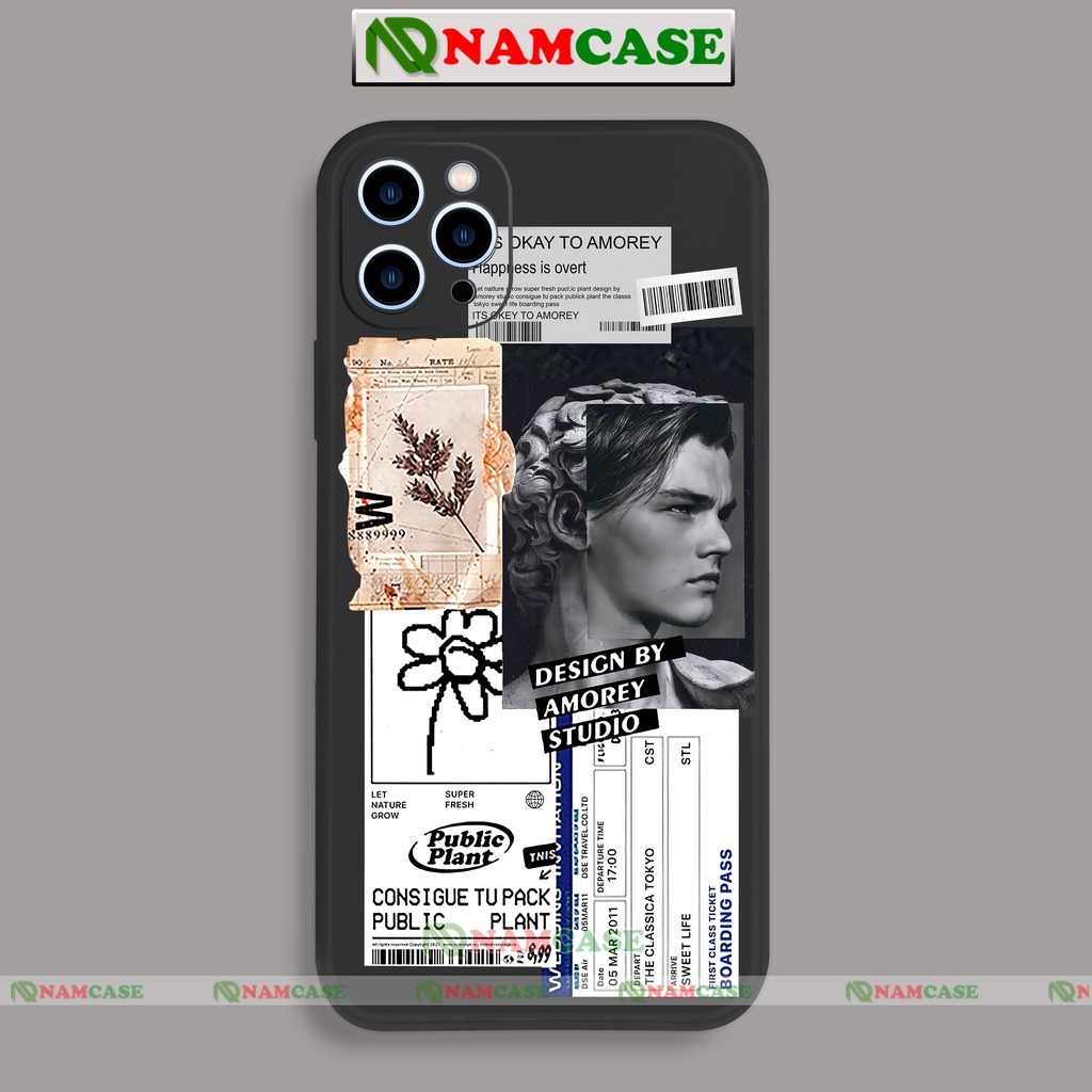 Ốp lưng điện thoại iPhone cặp đôi hoạt hình cute dễ thương đẹp cạnh vuông ip 6/6s/7/8/X/XS/XR/11/12/13/14 Pro Plus Max