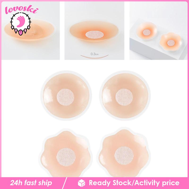 Miếng Dán Silicone Tròn Vô Hình Bảo Vệ Cho Nữ