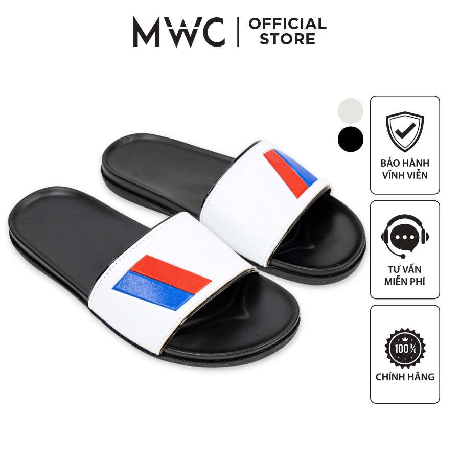 Dép MWC 7682 - Dép Nam Quai Ngang Đế Bệt - Dép Nam Đế Cao Su Giá Tốt