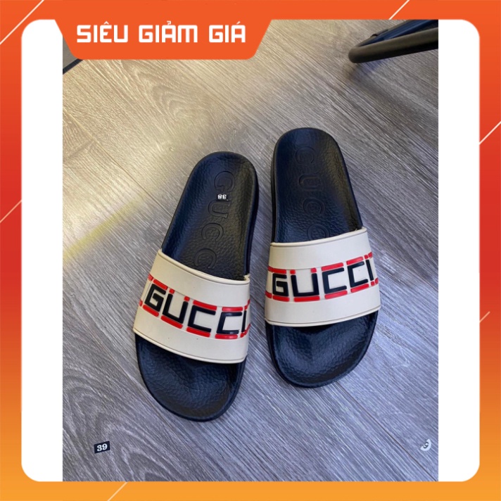 Dép Thời Trang Quai Ngang Nam Cao Cấp GUCCI Bản Đế Super Free Ship