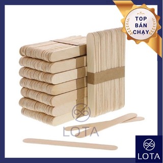 Que phết wax lông dùng chung với nồi wax lông mỡ trăn triệt lông hard wax beans combo 5 10 20 que