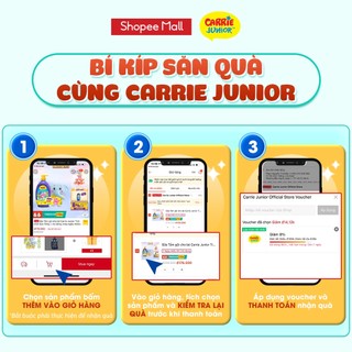 Combo 3 Gói Khăn Giấy Ướt Carrie Junior Funtime Smoothie Berries 30 tờ/ gói
