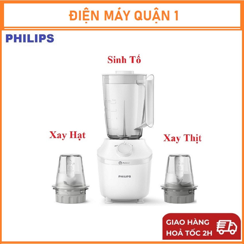 Máy Xay Sinh Tố Philips HR2041/30 - Hàng Chính Hãng