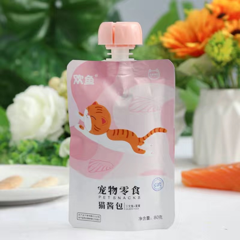 Súp Thưởng Nắp Vặn Tuyp 80gram 3 Vị Giúp Mèo Tăng Cân