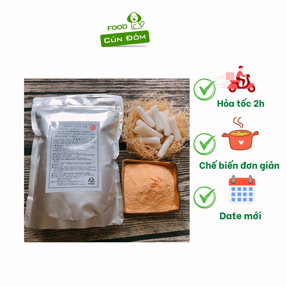 BỘT PHÔ MAI HÀN QUỐC 1kg