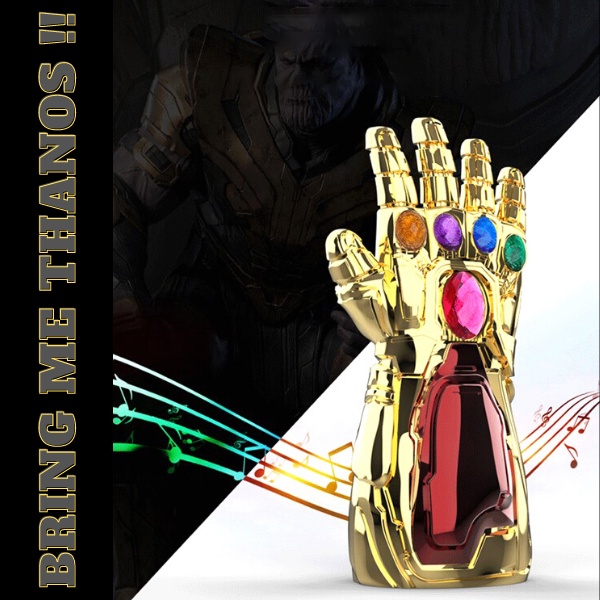 Loa Bluetooth Hình Găng Tay Vô Cực Thanos - Loa Không Dây Âm Thanh Xuất Sắc - Âm Bass Dập Căng